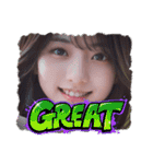 毎日AI美人スタンプ‪☆15（個別スタンプ：12）