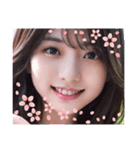 毎日AI美人スタンプ‪☆15（個別スタンプ：22）