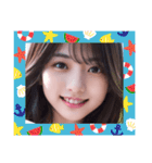 毎日AI美人スタンプ‪☆15（個別スタンプ：27）