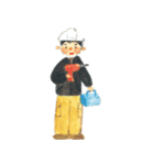 IKUNAS木の家をつくる職人さんスタンプ（個別スタンプ：15）
