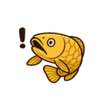 沈黙のアロワナ@SFW（個別スタンプ：3）