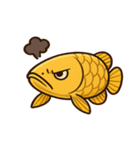 沈黙のアロワナ@SFW（個別スタンプ：4）