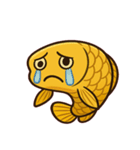 沈黙のアロワナ@SFW（個別スタンプ：5）