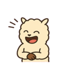 ふわふわアルパカのまいにち@SFW（個別スタンプ：1）