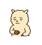 ふわふわアルパカのまいにち@SFW（個別スタンプ：3）