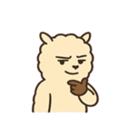 ふわふわアルパカのまいにち@SFW（個別スタンプ：4）