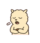 ふわふわアルパカのまいにち@SFW（個別スタンプ：7）