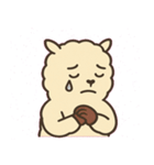 ふわふわアルパカのまいにち@SFW（個別スタンプ：8）