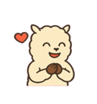 ふわふわアルパカのまいにち@SFW（個別スタンプ：15）