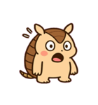 がんばるアルマジロ@SFW（個別スタンプ：3）