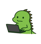 沈黙のイグアナ@SFW（個別スタンプ：15）