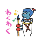 エジプト壁画で年末年始★pocaママ（個別スタンプ：21）