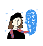 名画の年末〜年始・正月と日常使いスタンプ（個別スタンプ：34）