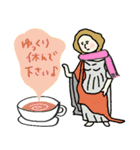 名画の年末〜年始・正月と日常使いスタンプ（個別スタンプ：36）