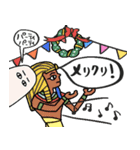 エジプト達のクリスマス〜年末年始編（個別スタンプ：2）