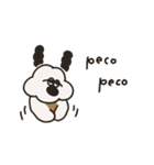 白いおいぬの彼氏（個別スタンプ：4）