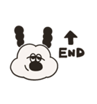 白いおいぬの彼氏（個別スタンプ：7）