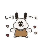 白いおいぬの彼氏（個別スタンプ：10）