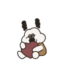 白いおいぬの彼氏（個別スタンプ：15）