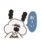 白いおいぬの彼氏（個別スタンプ：16）