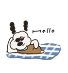 白いおいぬの彼氏（個別スタンプ：21）