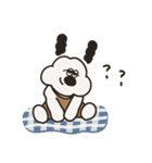 白いおいぬの彼氏（個別スタンプ：25）