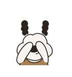 白いおいぬの彼氏（個別スタンプ：38）