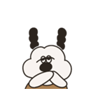 白いおいぬの彼氏（個別スタンプ：40）