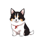 犬の日スタンプ♡ふんわりアニメ犬たち（個別スタンプ：24）
