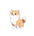 犬の日スタンプ♡ふんわりアニメ犬たち（個別スタンプ：34）