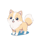 犬の日スタンプ♡ふんわりアニメ犬たち（個別スタンプ：35）