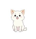 犬の日スタンプ♡ふんわりアニメ犬たち（個別スタンプ：36）