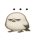 太々しい鳥（シマエナガ）（個別スタンプ：12）