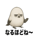 太々しい鳥（シマエナガ）（個別スタンプ：14）