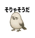 太々しい鳥（シマエナガ）（個別スタンプ：27）