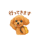 トイプーちゃちゃこ（個別スタンプ：10）