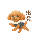 トイプーちゃちゃこ（個別スタンプ：12）