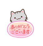 小さいアメショ☆吹き出し（個別スタンプ：7）