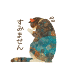 やさしく丁寧な秋冬の動物スタンプ（個別スタンプ：22）