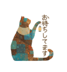 やさしく丁寧な秋冬の動物スタンプ（個別スタンプ：25）