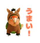 コザクラインコの日常.（個別スタンプ：7）
