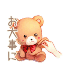 やさしいくまの敬語挨拶スタンプ（個別スタンプ：22）