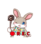 うさぎのどんちゃんスタンプ（個別スタンプ：8）
