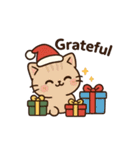 ねこサンタのひとこと（個別スタンプ：9）