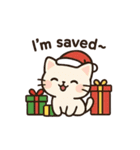 ねこサンタのひとこと（個別スタンプ：11）