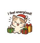 ねこサンタのひとこと（個別スタンプ：16）