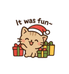 ねこサンタのひとこと（個別スタンプ：28）