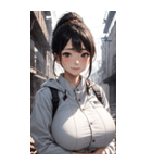 肉肉捜査官写真（個別スタンプ：18）