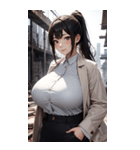 肉肉捜査官写真（個別スタンプ：19）