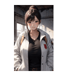 肉肉捜査官写真（個別スタンプ：33）